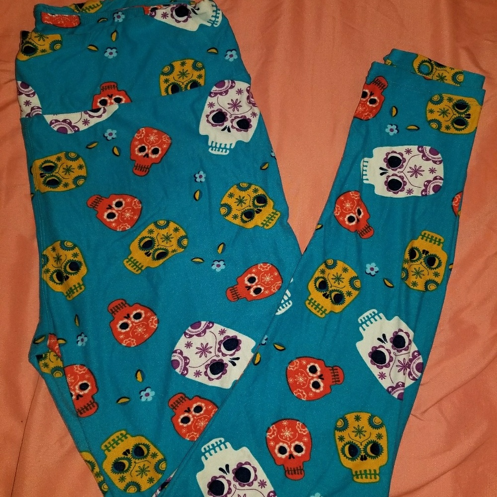 LuLaRoe TC Sugar Skulls